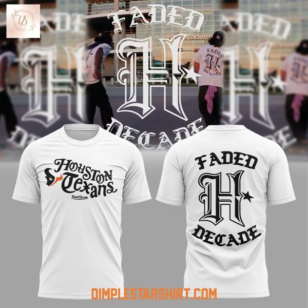 Houston Texans Faded Decade 2025 Hoodie Shirt