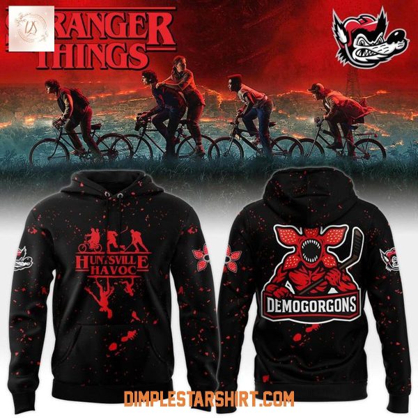 Huntsville Havoc x Stranger Things Hoodie Sweatshirt