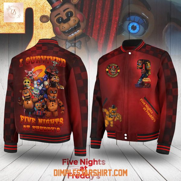 I Survived Five Night At Freddy’s 2 Baseball Jacket