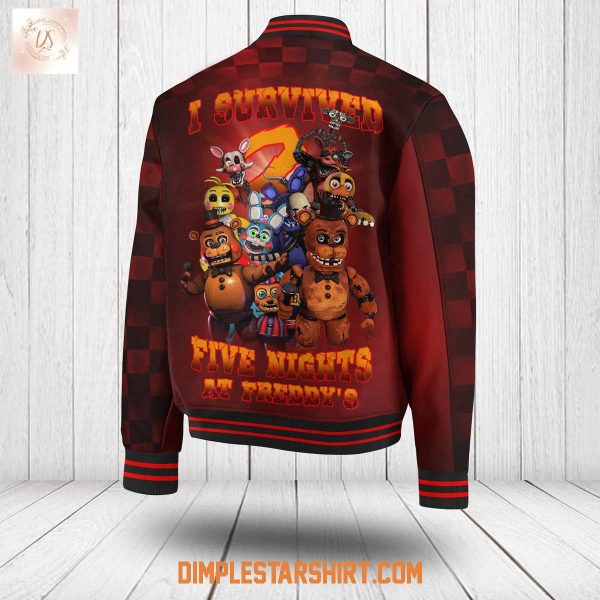 I Survived Five Night At Freddy's 2 Baseball Jacket