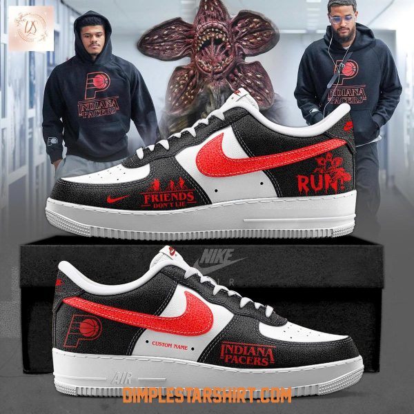 Indiana Pacers x Stranger Things 5 Friends Don’t Lie Air Force 1 Shoes