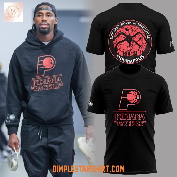 Indiana Pacers x Stranger Things One Last Adventure Hoodie T Shirt