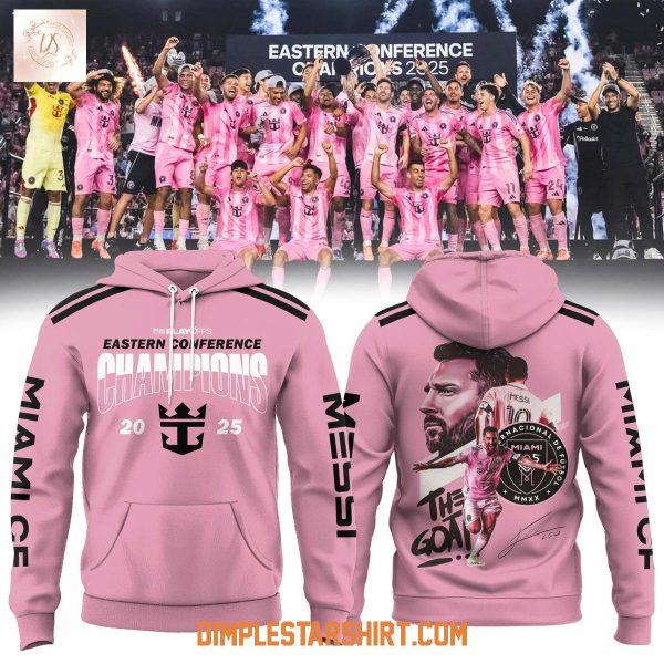 Inter Miami x Messi Eastern Conference Champions 2025 Hoodie Shirt