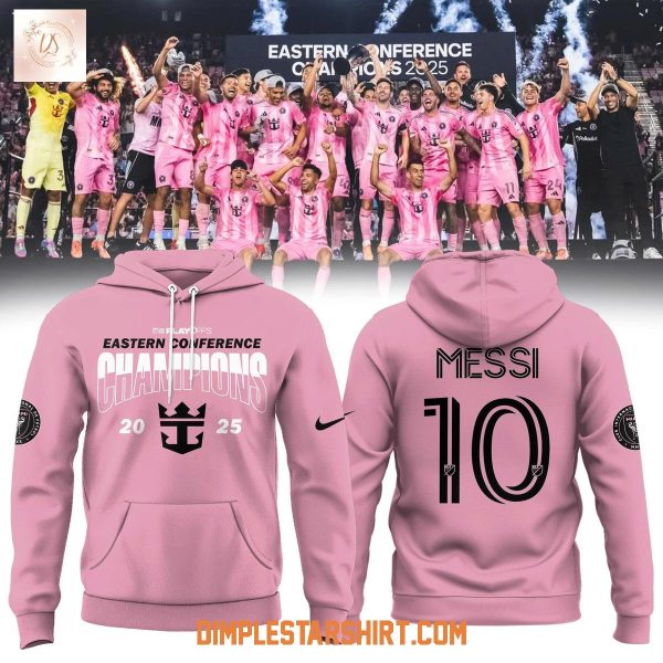 Inter Miami x Messi King Of East Champions 2025 Hoodie T Shirt