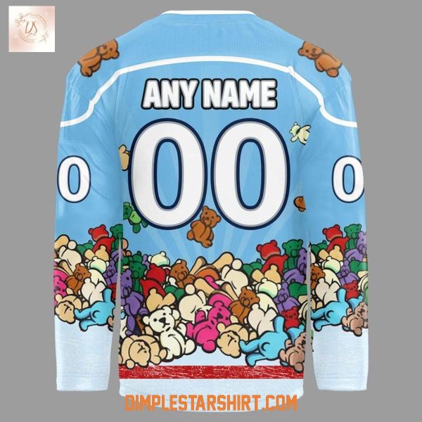 Jacksonville IceMen Our Teddy Bear Toss 2025 Hockey Jersey