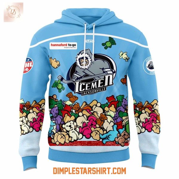 Jacksonville IceMen Our Teddy Bear Toss 2025 Hoodie Shirt