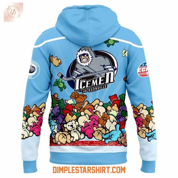 Jacksonville IceMen Our Teddy Bear Toss 2025 Hoodie Shirt