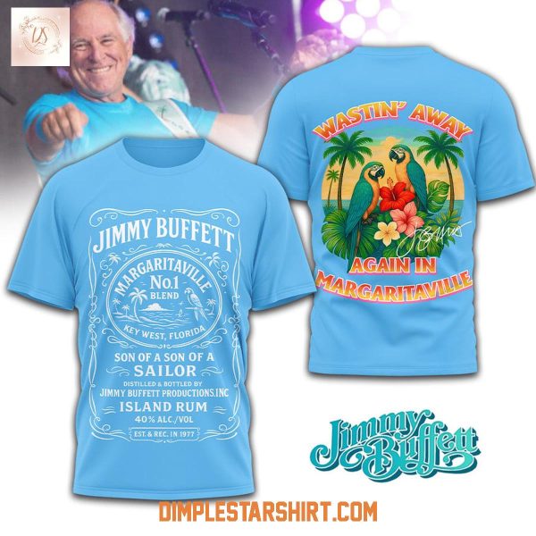 Jimmy Buffett Wastin' Away Again In Margaritaville Shirt