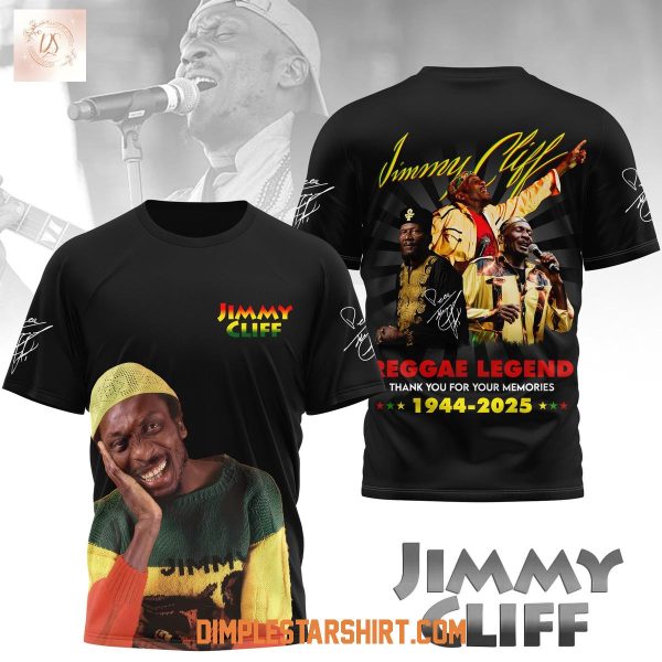Jimmy Cliff Reggae Legend Memories 2025 Hoodie T Shirt