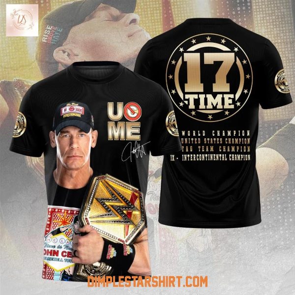 John Cena Grand Slam 17 Time Champions 2025 Hoodie Shirt