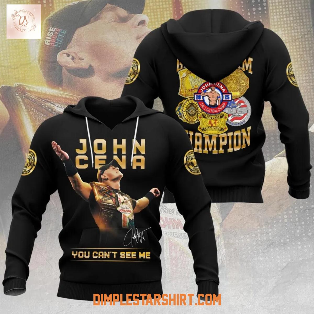 John Cena Grand Slam 2025 Champions Hoodie Shirt John Cena Grand Slam 2025 Champions Hoodie Shirt