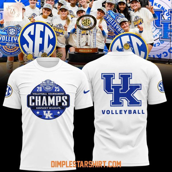Kentucky Wildcats 2025 SEC WomenE28099s Volleyball Conference Tournament Champions Hoodie Shirt 4 oa07S.jpg