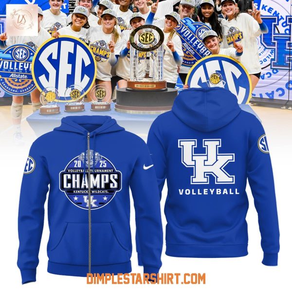 Kentucky Wildcats 2025 SEC WomenE28099s Volleyball Conference Tournament Champions Hoodie Shirt 7 zRgda.jpg