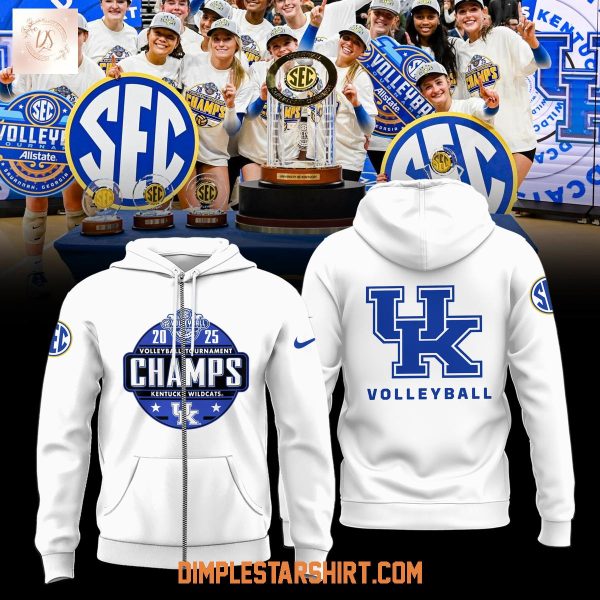 Kentucky Wildcats 2025 SEC WomenE28099s Volleyball Conference Tournament Champions Hoodie Shirt 8 zCpZZ.jpg