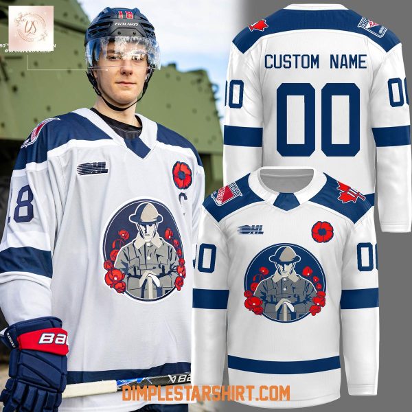 Kitchener Rangers Remembrance Day Hockey Jersey
