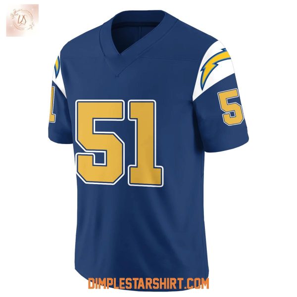 Los Angeles Chargers In Memory Of Woodrow Lowe 2025 Football Jersey