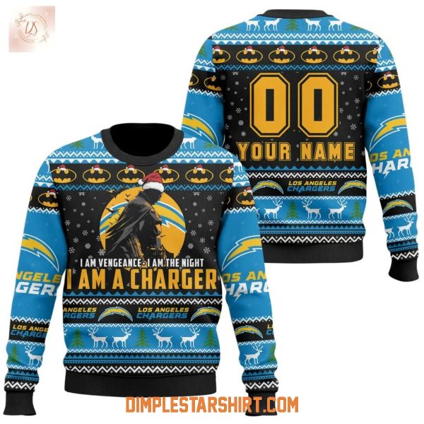 Los Angeles Chargers x Batman Ugly Sweater