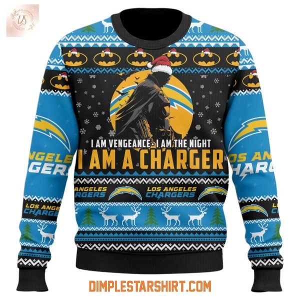 Los Angeles Chargers x Batman Ugly Sweater