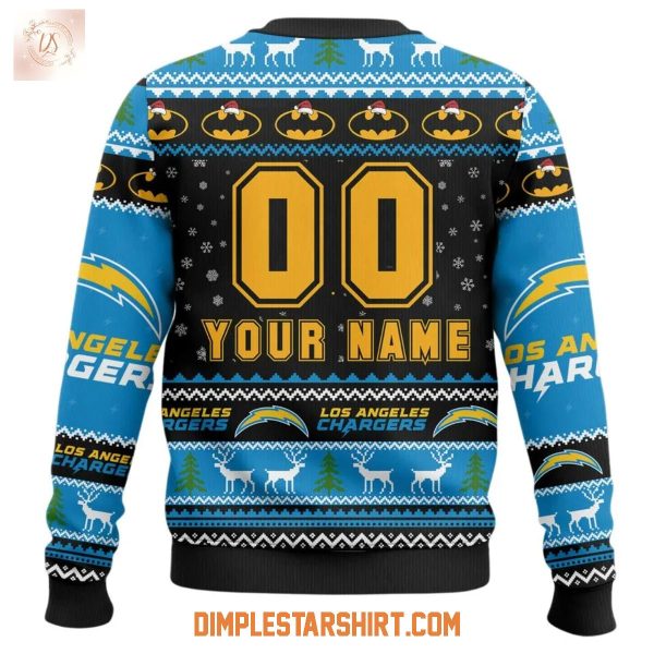 Los Angeles Chargers x Batman Ugly Sweater