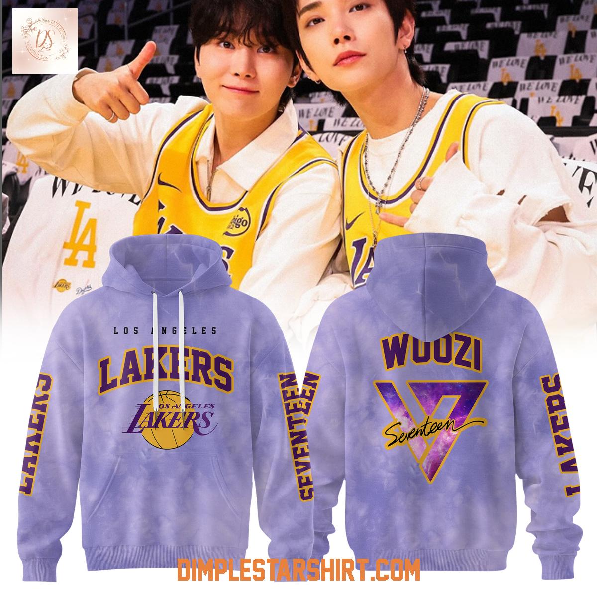 Los Angeles Lakers x Seventeen World Tour Hoodie Shirt Los Angeles Lakers x Seventeen World Tour Hoodie Shirt
