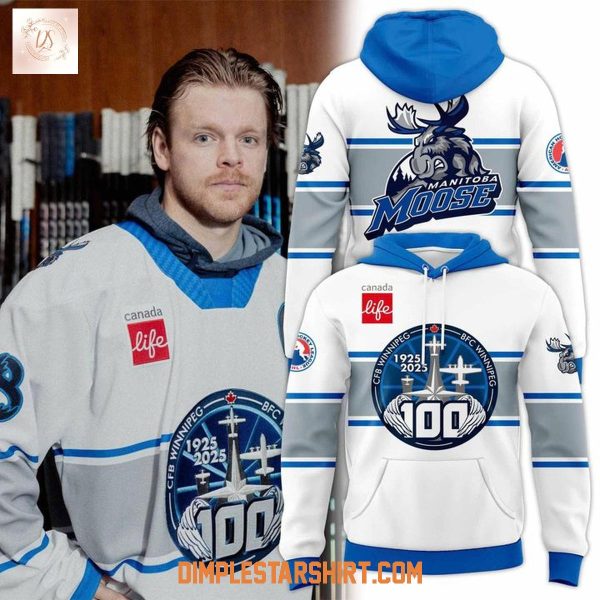 Manitoba Moose 100 Years Anniversary Hoodie Shirt