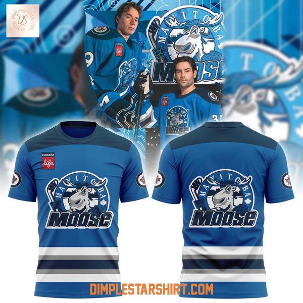 Manitoba Moose Jets Gear New Uniform 2025 Hoodie Shirt