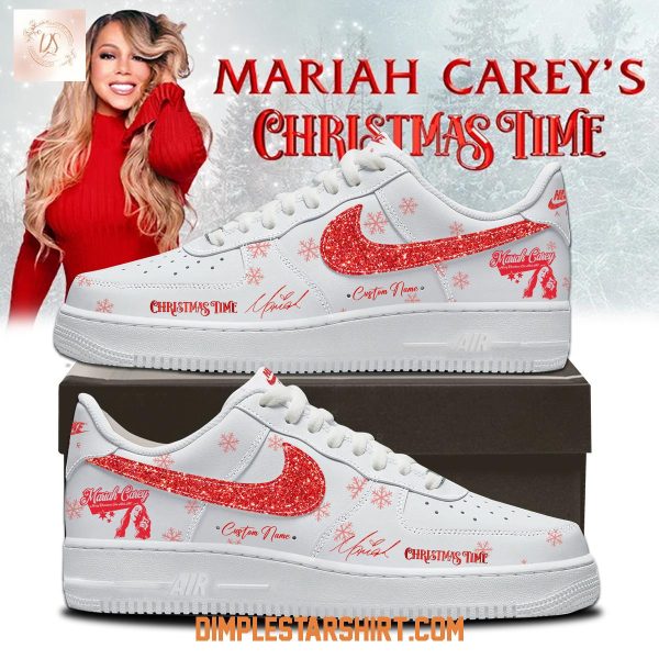 Mariah Carey Christmas Time Air Force 1 Shoes