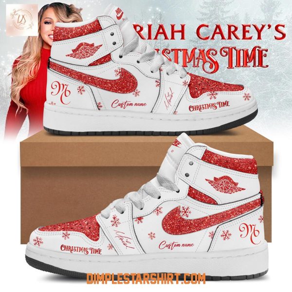 Mariah Carey Christmas Time Air Jordan 1 Shoes