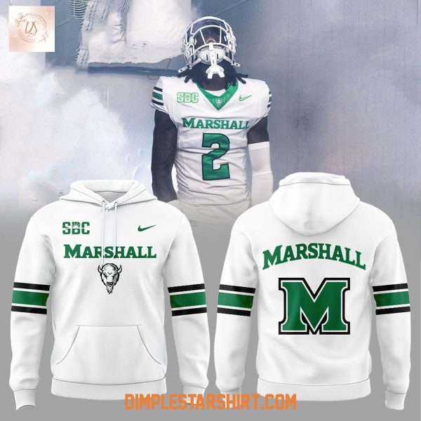 Marshall Football In The Mountains White Uniform Hoodie T Shirt