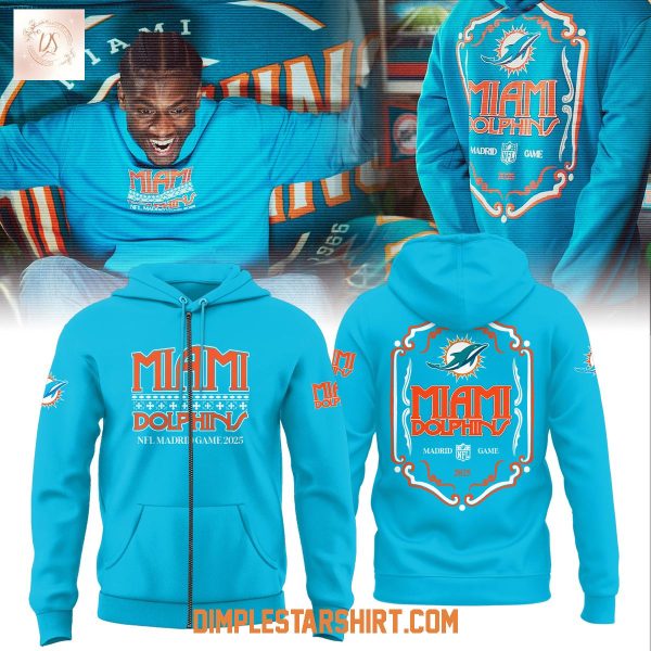 Miami Dolphins x Real Madrid Game 2025 Hoodie T Shirt