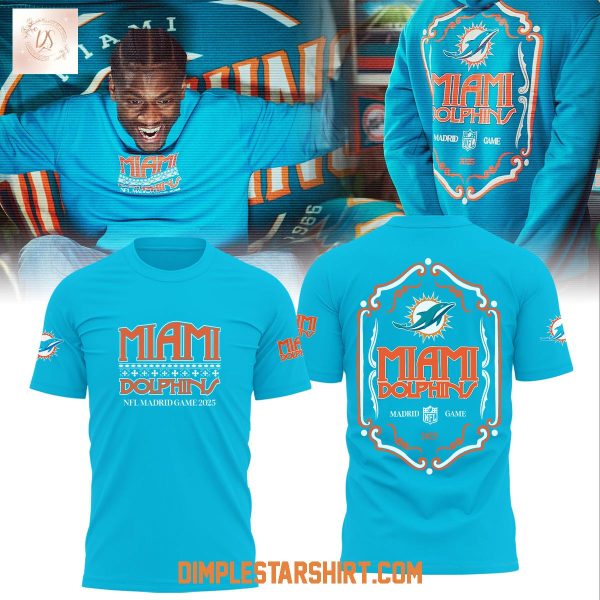 Miami Dolphins x Real Madrid Game 2025 Hoodie T Shirt