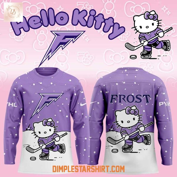 Minnesota Frost x Hello Kitty Christmas 2025 Hockey Jersey