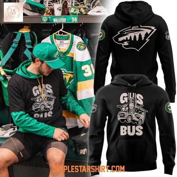 Minnesota Wild GUS BUS Hoodie Shirt