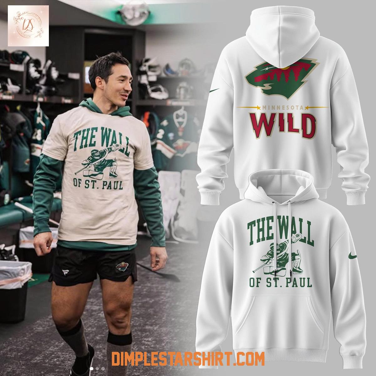 Minnesota Wild The Wall Of St.Paul Hoodie T-Shirt Minnesota Wild The Wall Of St.Paul Hoodie T-Shirt