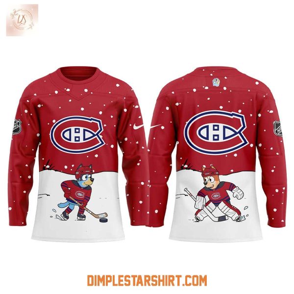 Montreal Canadiens x Bluey & Bingo Hockey Jersey