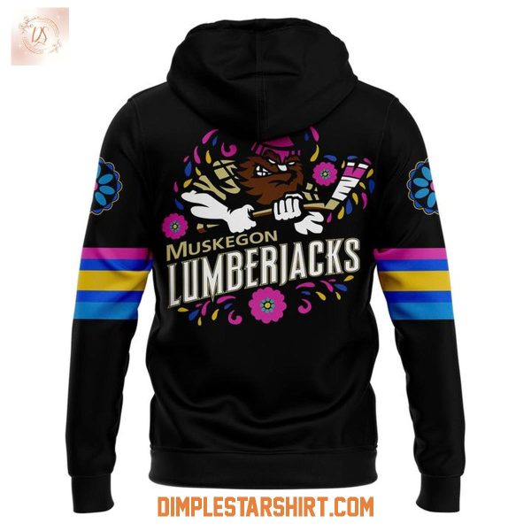Muskegon Lumberjacks Dia De Los Muertos Hoodie Shirt