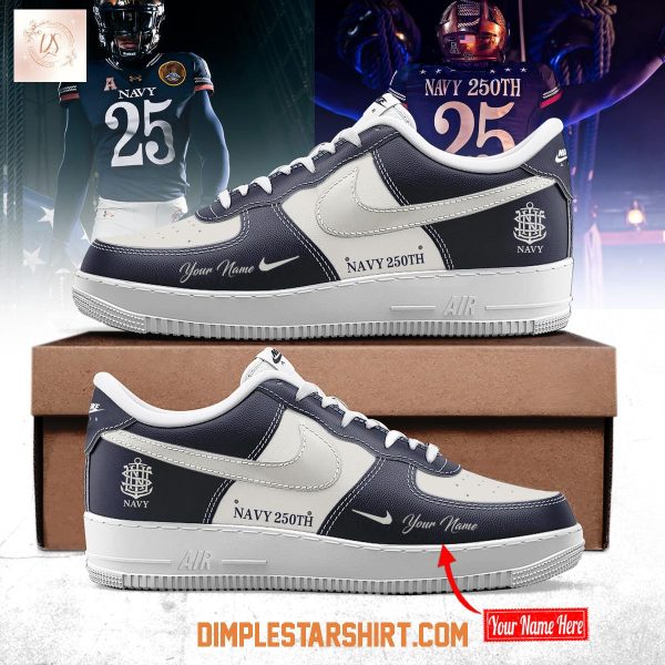 Navy Midshipmen 250th Anniversary Air Force 1 Shoes