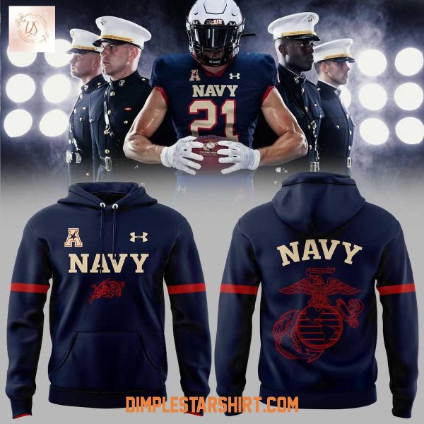 Navy Midshipmen Football Happy 250th Mariners First To Fight Hoodie Shirt