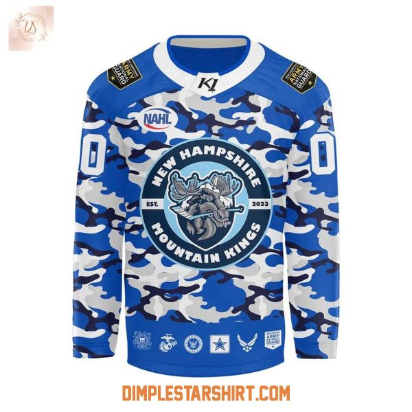 New Hampshire Mountain Kings Salute To Service 2025 Jersey