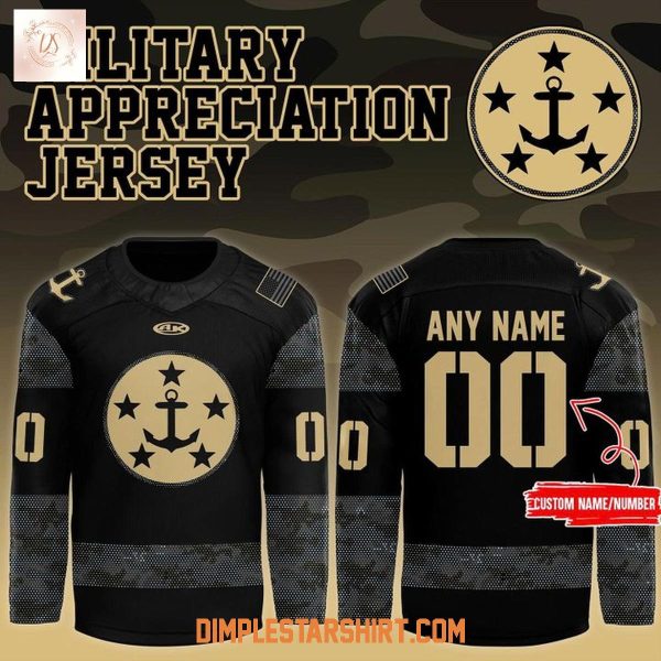 Norfolk Admirals Military Appreciation Night 2025 Hockey Jersey