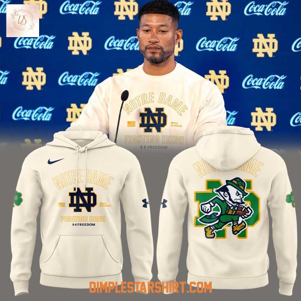 Notre Dame Football Coach Marcus Freeman 2025 Hoodie Shirt