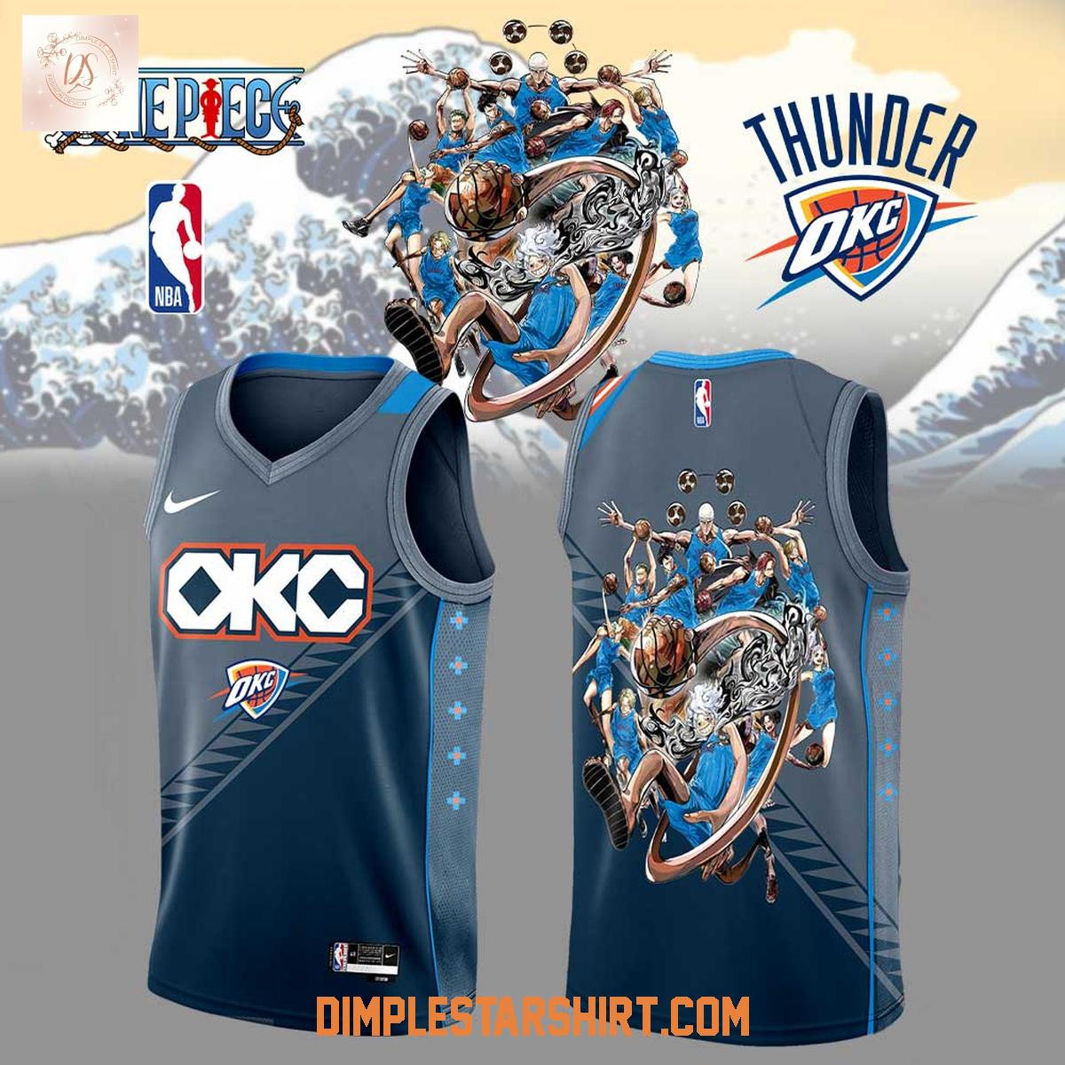 Oklahoma City Thunder x One Piece Collab Jersey Oklahoma City Thunder x One Piece Collab Jersey