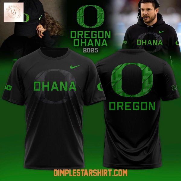 Oregon Ducks x Ohana 2025 Hoodie T Shirt