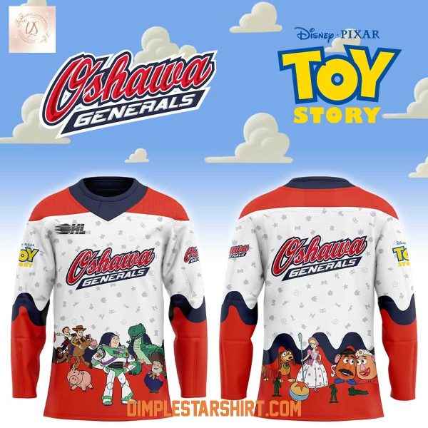 Oshawa Generals Toy Story Uniform 2025 Hockey Jersey