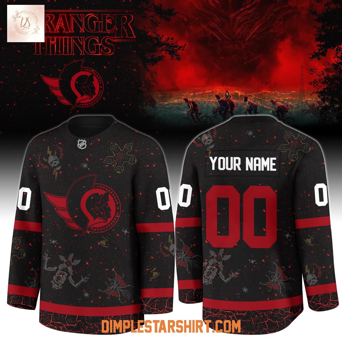 Ottawa Senators x Stranger Things 5 Jersey Ottawa Senators x Stranger Things 5 Jersey