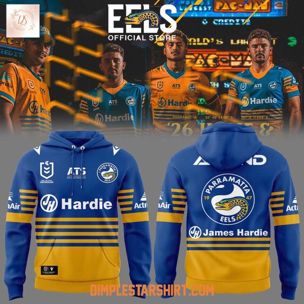 Parramatta Eels 2026 Blue & Gold Uniform Hoodie T Shirt