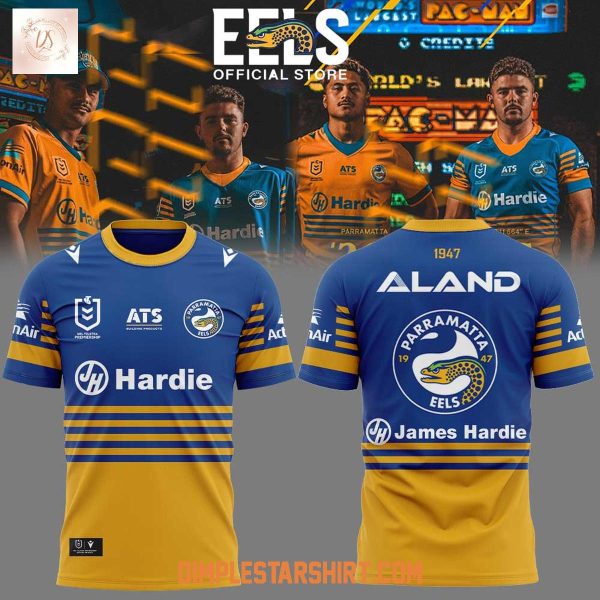 Parramatta Eels 2026 Blue & Gold Uniform Hoodie T Shirt