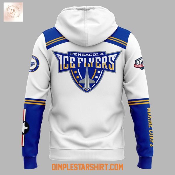 Pensacola Ice Flyers x Blue Angels Night 2025 Hoodie Shirt