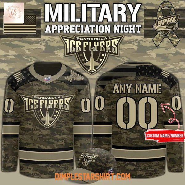 Pensacola Ice Flyers x Military Night 2025 Jersey