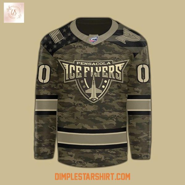 Pensacola Ice Flyers x Military Night 2025 Jersey
